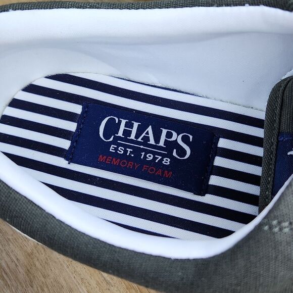 🔹️NWT Chaps Olive Chase Canvas Lace-up Sneakers Men's 10.5 - Picture 11 of 12